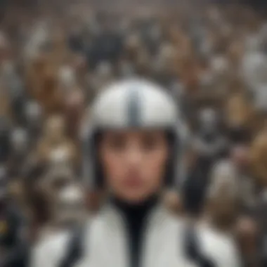 Cultural Impact of the Star Wars Franchise A collage symbolizing the cultural impact of the Star Wars franchise.