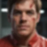 Abstract Concept Art of Dexter: New Blood Premiere