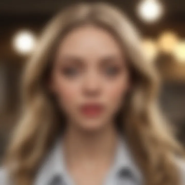 Amanda Seyfried on set of her upcoming project