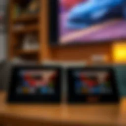 Comparison of Amazon Fire 7 and Fire 8 tablets side by side