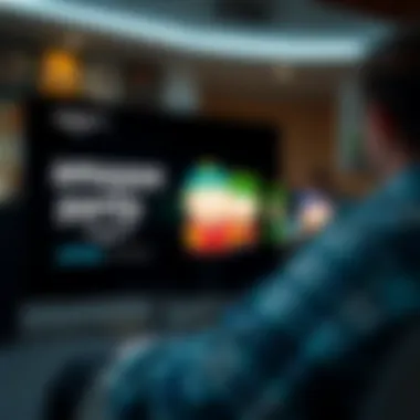 Amazon Prime Interface Featuring South Park Visual representation of Amazon Prime interface showcasing South Park
