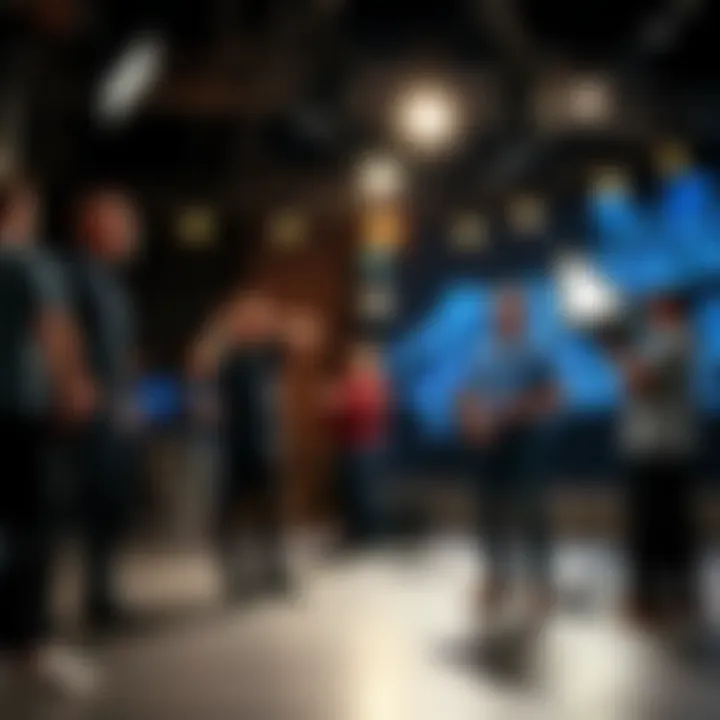 Behind-the-Scenes of American Idol Behind-the-scenes production team at work