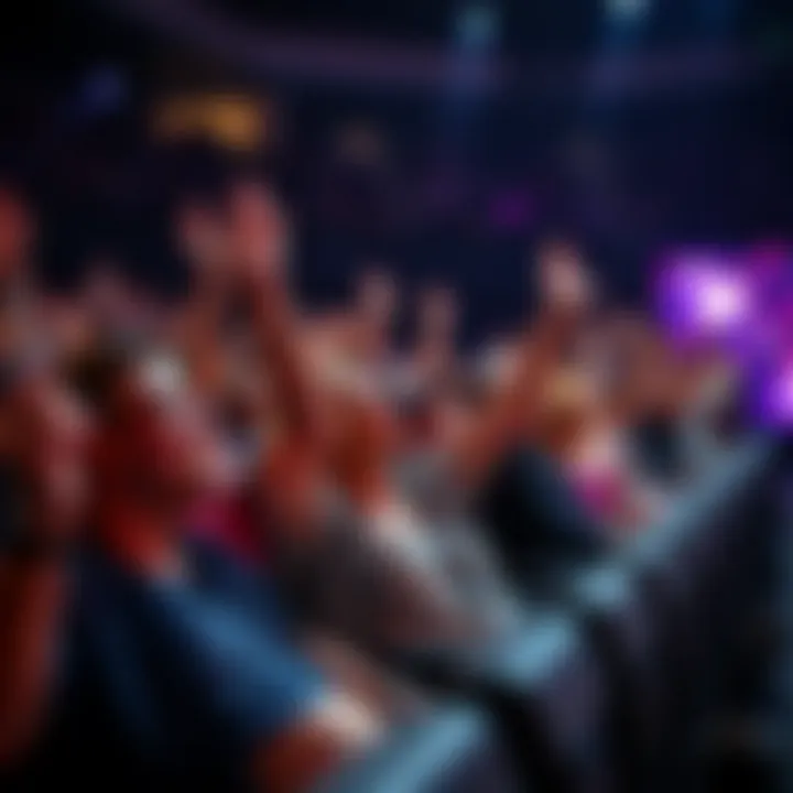 Audience enjoying the energetic performances at the Americavision Song Contest