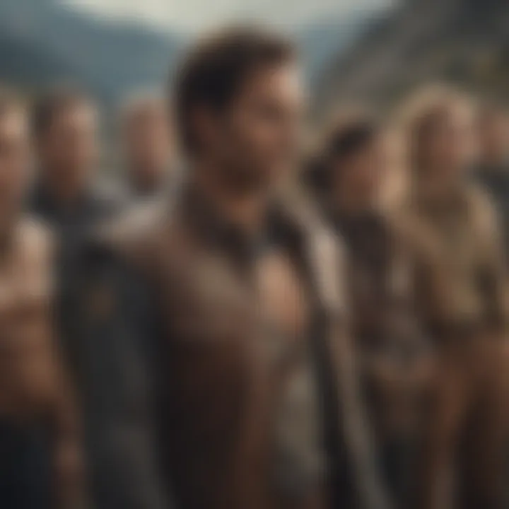 A montage of key characters from P-Valley indicating potential developments