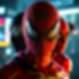 Various Spiderman iterations across media