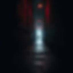 Dark alley reflecting the tension of the series