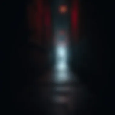 Dark alley reflecting the tension of the series