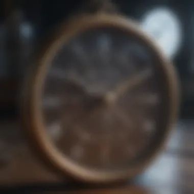 Exploring the Concept of Time Travel An artistic representation of time travel