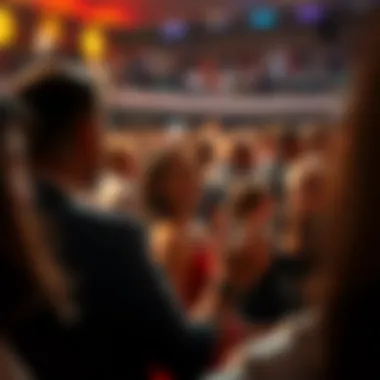 Audience at a premiere event enjoying the film