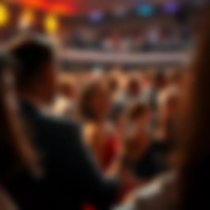 Audience at a premiere event enjoying the film