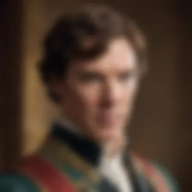 Cumberbatch in a historical drama, demonstrating his versatile acting skills