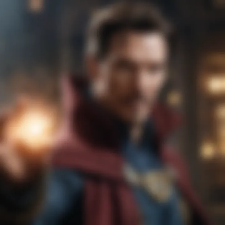 Benedict Cumberbatch Channeling Magic as Dr. Strange