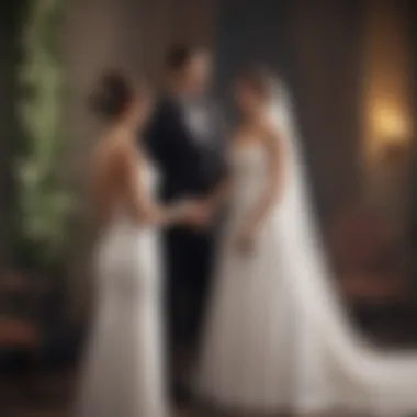 A Moment of Commitment Captivating wedding ceremony