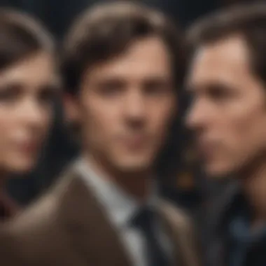 Dynamic Character Interactions An ensemble cast representing the diverse characters in the adaptation