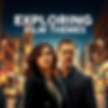 Exploring Film Themes Cinematic poster illustrating the film themes