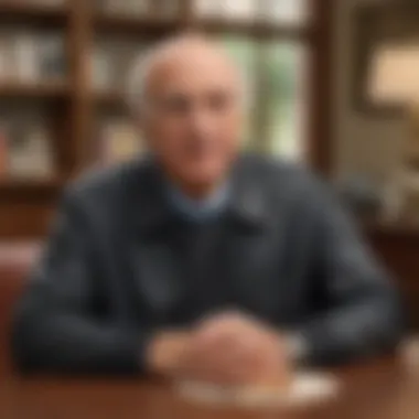 Larry David's Observational Humor A scene highlighting Larry David's unique observational humor