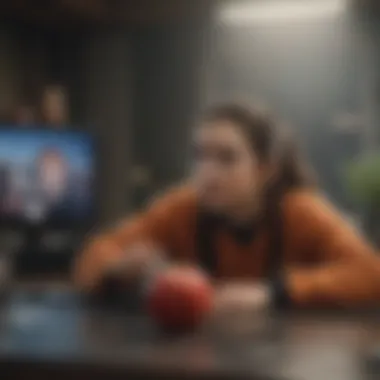 A captivating scene from a popular Apple TV series highlighting character dynamics.