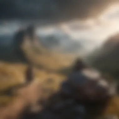 Breathtaking Adventure Landscape A breathtaking landscape representing the adventure genre