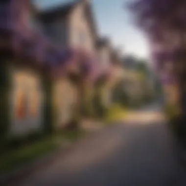 Wisteria Lane: The Heart of Desperate Housewives A vibrant neighborhood scene representing Wisteria Lane