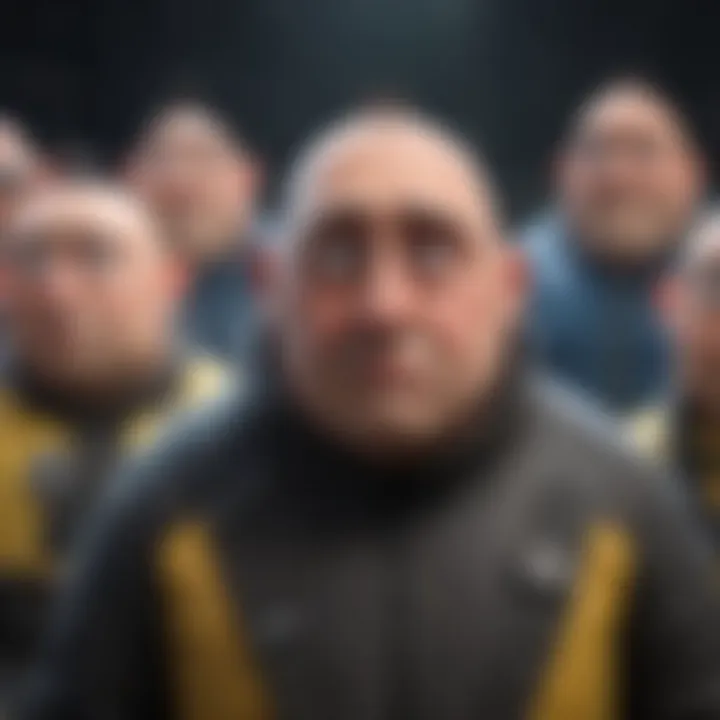 Gru contemplating his evil plans