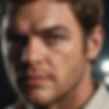 A dramatic poster of the Dexter reboot