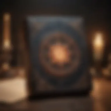 Glowing Grimoire Mystical book glowing with ancient symbols