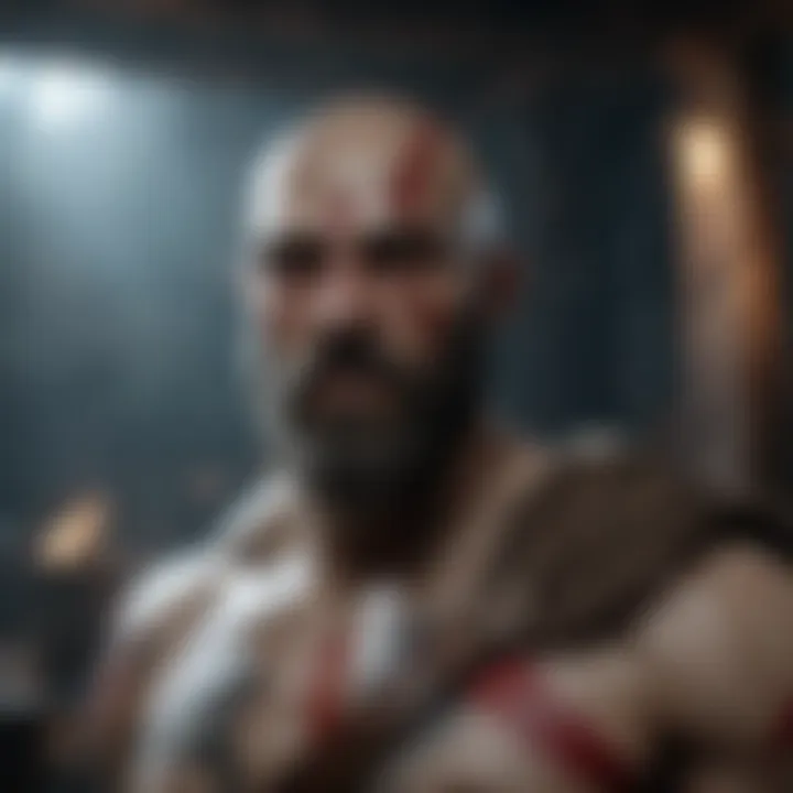 Immersive gaming experience with enhanced graphics in God of War on PS5