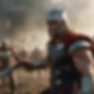 Clash of Titans: Visualizing an Epic Battle Scene Epic Battle Scene Visualization