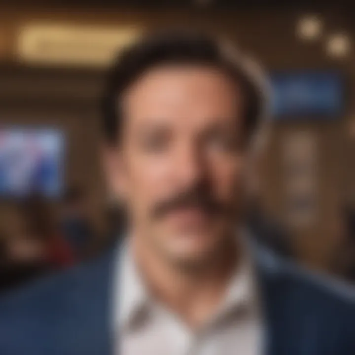 Artistic visualization of the excitement around Ted Lasso Season 2 release