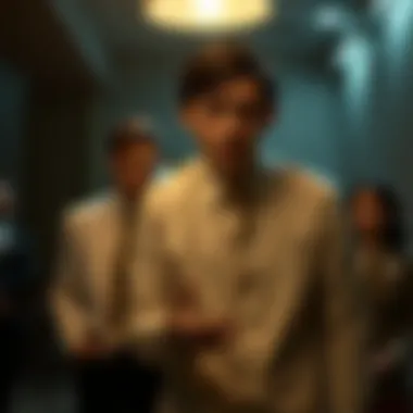 A pivotal scene showcasing the blend of comedy and supernatural elements