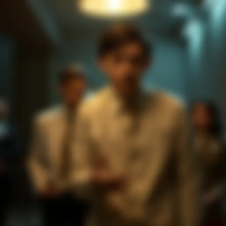 A pivotal scene showcasing the blend of comedy and supernatural elements