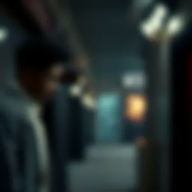 An artistic representation of cultural commentary presented in the series