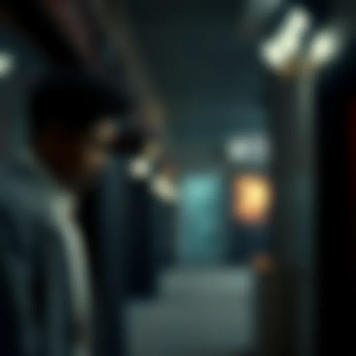 An artistic representation of cultural commentary presented in the series