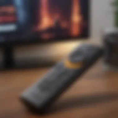 User interface display of the Fire TV Stick