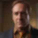 Saul Goodman in a pivotal scene