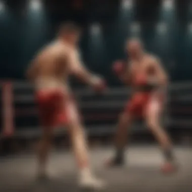 Cultural Reflection in Boxing Cinema An iconic moment from a classic boxing film reflecting cultural themes
