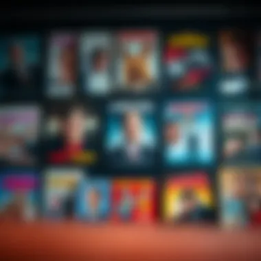 An eclectic collection of classic and contemporary funny movie posters displayed together.