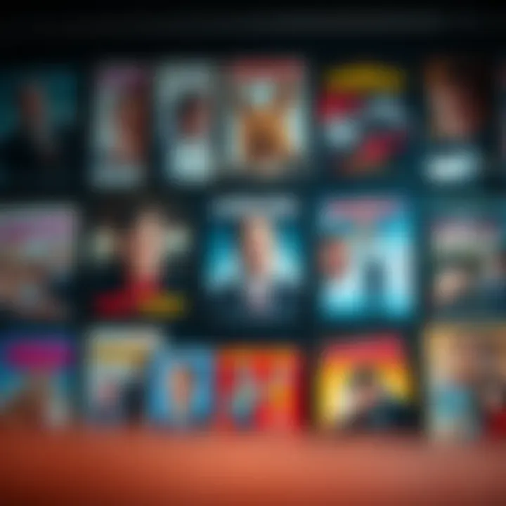 An eclectic collection of classic and contemporary funny movie posters displayed together.