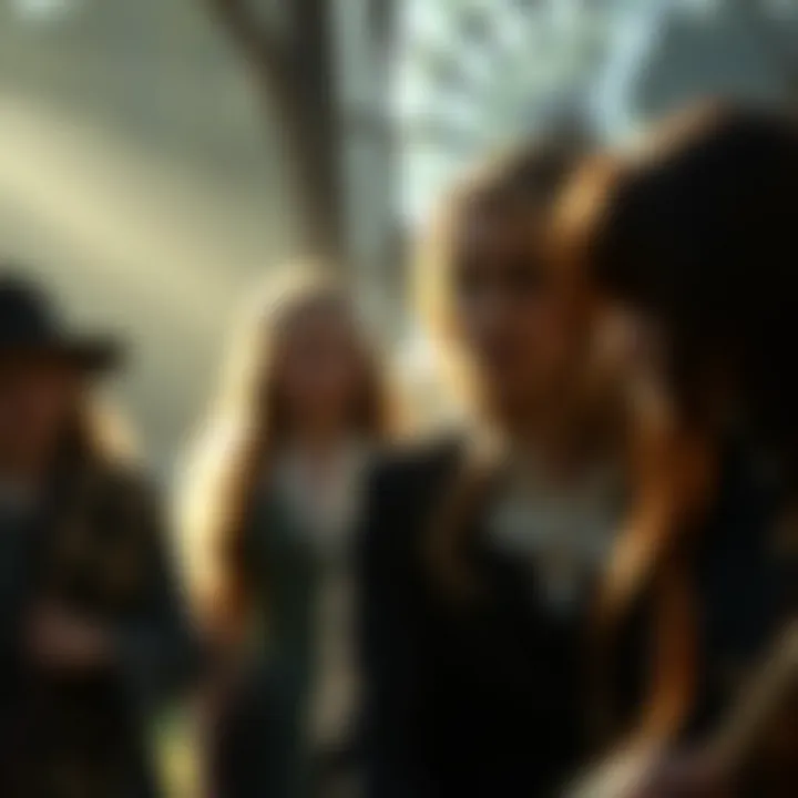 Climactic Turning Points A dramatic scene depicting a pivotal moment in the plot