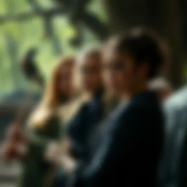 Thematic Resonance in Fantasy An artistic representation of the show's main themes and motifs