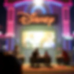 Artistic representation of iconic Disney Plus series