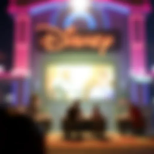 Artistic representation of iconic Disney Plus series