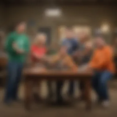Humorous Scene with Main Cast A creative depiction of the show's main cast in a humorous scene
