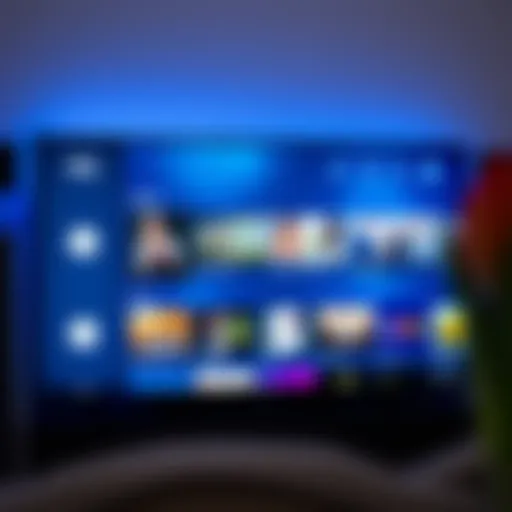 BBC iPlayer Interface on Sky BBC iPlayer interface on a Sky platform showcasing content