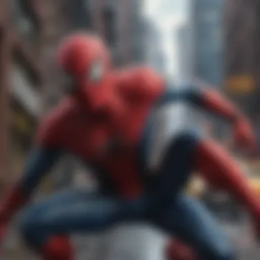 Dynamic Character Interaction in Spiderman Movie