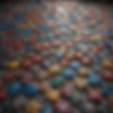 Marvel-Themed Puzzle Pieces A colorful assortment of Marvel-themed puzzle pieces
