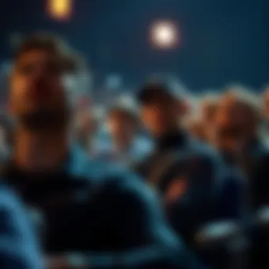 Audience Engagement: Capturing Reactions Audience reacting to the film during a screening.