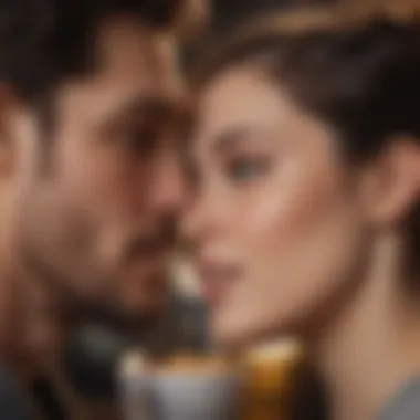 Love on Screen: Romantic Genres Explored An artistic representation of a romantic film poster on Apple TV Plus