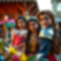 An enchanting scene from a popular Disney Plus series showcasing vibrant characters.