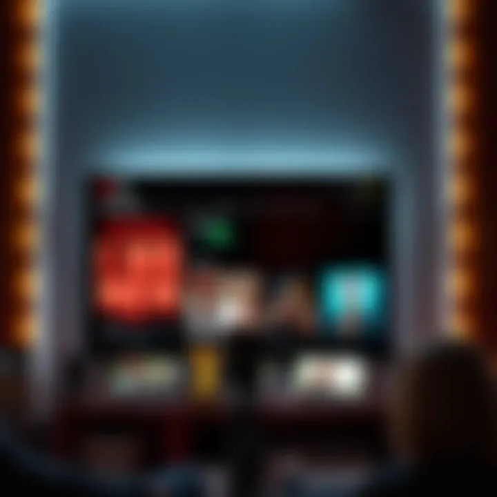 User interface of a popular rental service